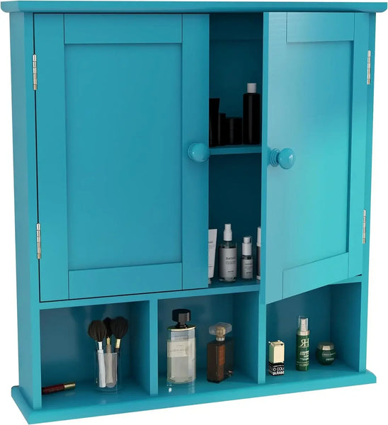 Turquoise Bathroom Cabinet - jenshomeandgardendecor