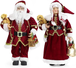 Christmas Santa Figurines - jenshomeandgardendecor