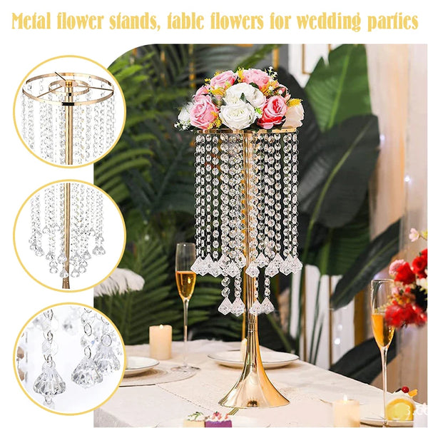 Wedding Centerpiece Flower Rack Metal Candle Holder - jenshomeandgardendecor