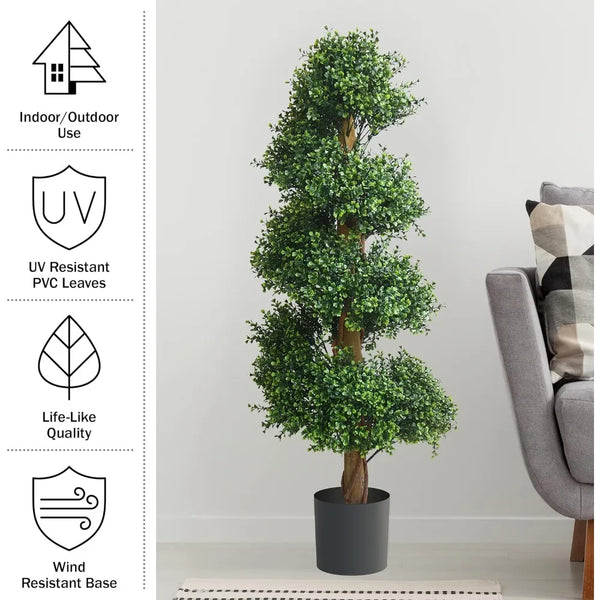 48 Inch Artificial Tree Artificial Spiral Tree - jenshomeandgardendecor