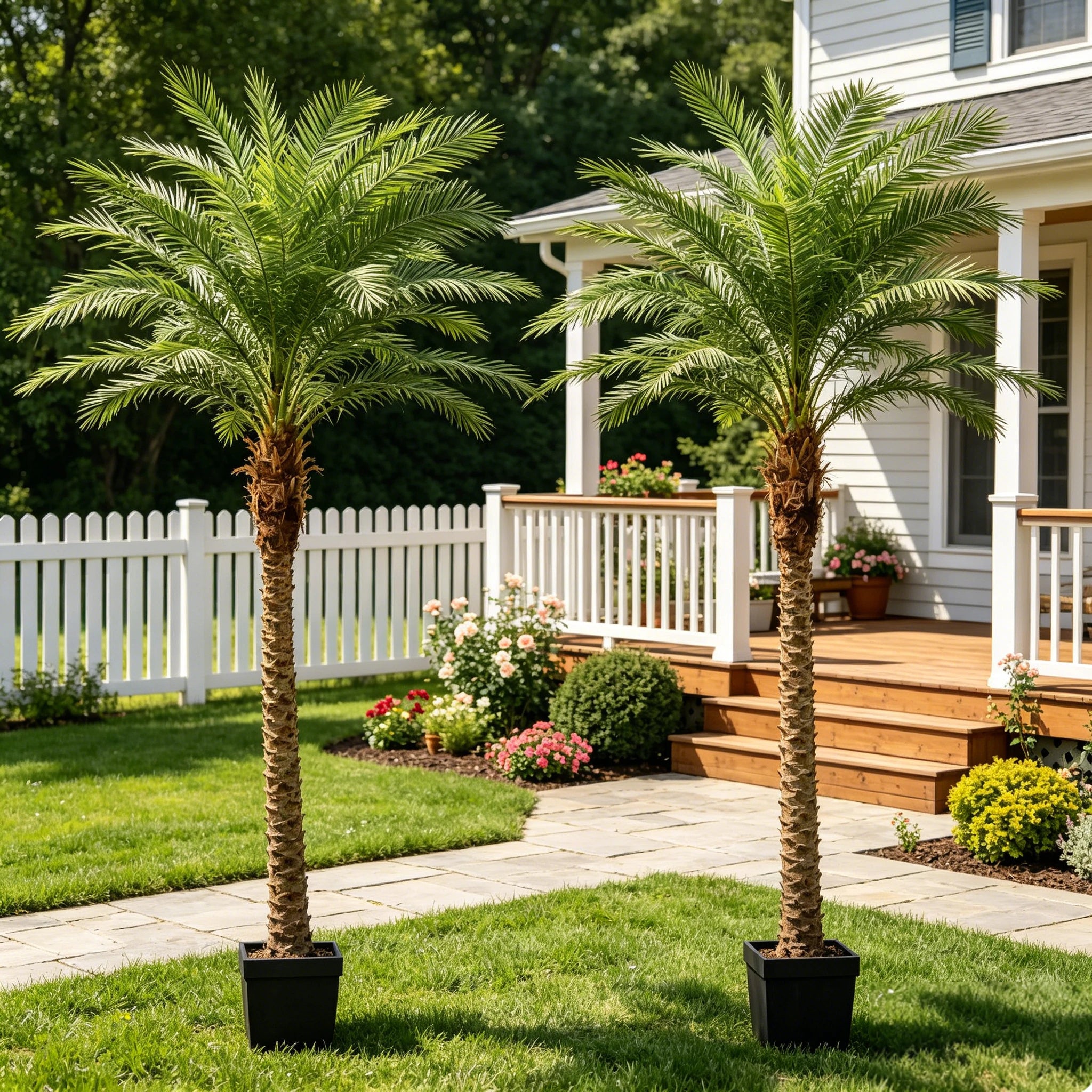 4/5/6/7/8/9FT Faux Palm Tree
