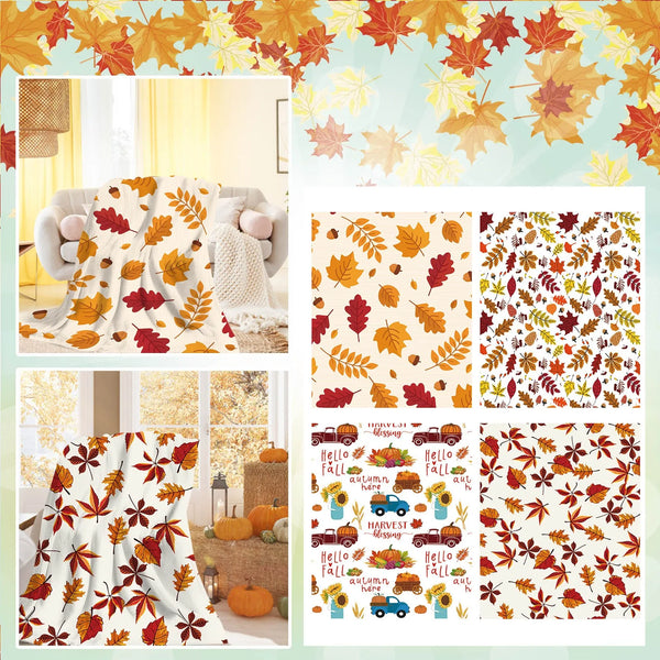 Autumn Attire Throw Blanket - jenshomeandgardendecor