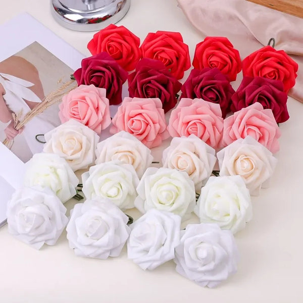 30/5pcs Artificial Rose Flowers