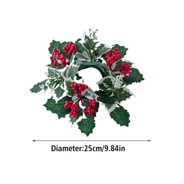 Christmas Candlestick Wreath