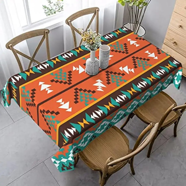 Bohemian Western Rectangular Tablecloth