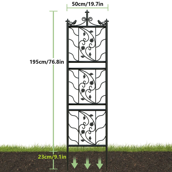 71 inch Garden Trellis - jenshomeandgardendecor