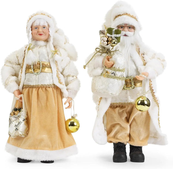 Christmas Santa Figurines - jenshomeandgardendecor