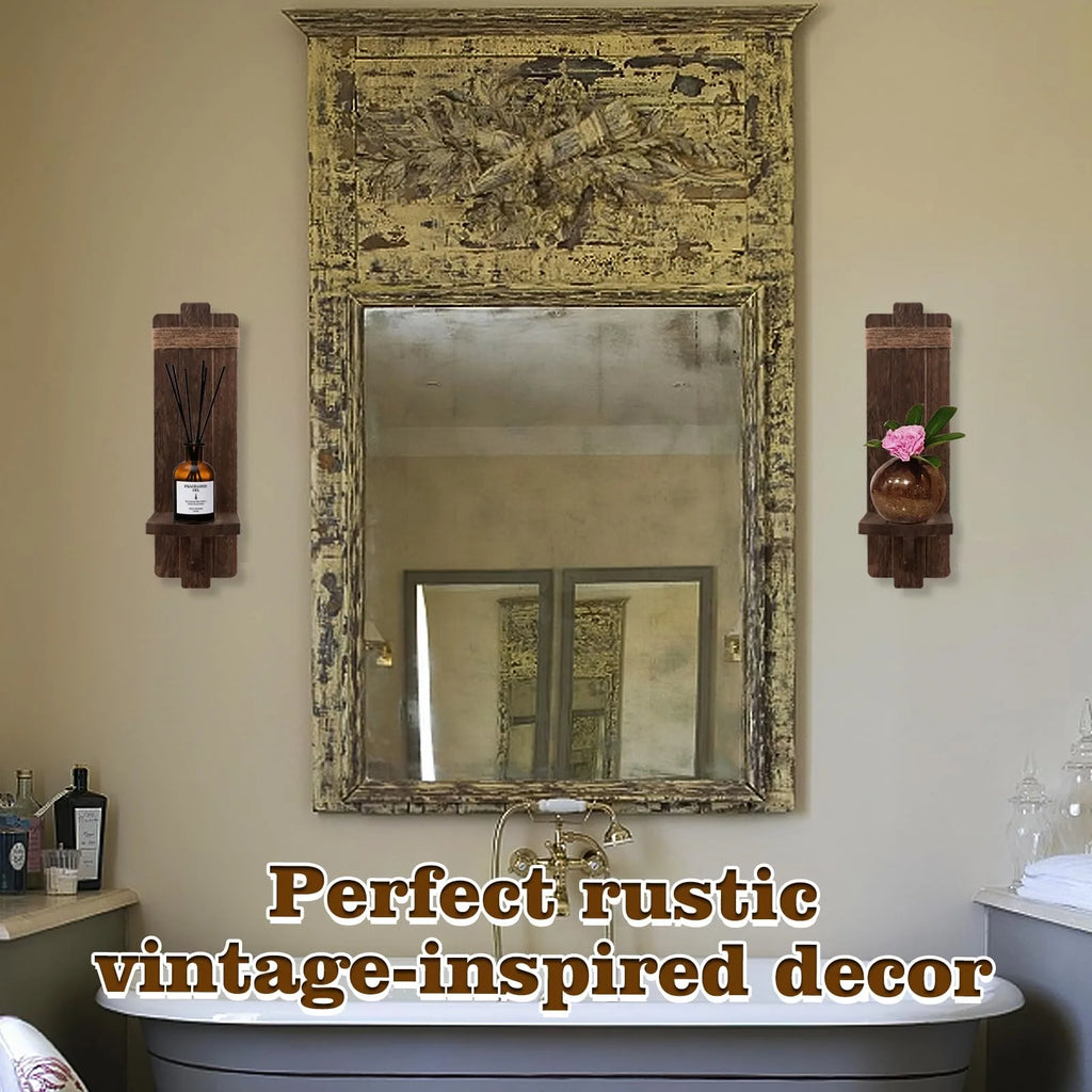 Vintage Wall Candle Sconces 2pcs