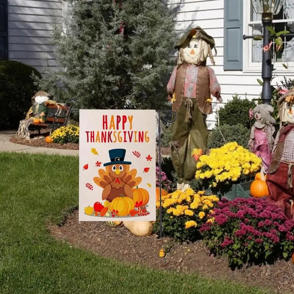 Thanksgiving Garden Flag - jenshomeandgardendecor