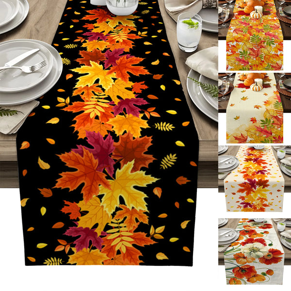 Fall Style Table Runner - jenshomeandgardendecor