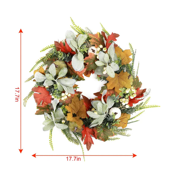 15.75 in Fall Wreaths for Front - jenshomeandgardendecor