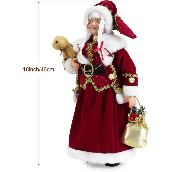 Christmas Santa Figurines - jenshomeandgardendecor