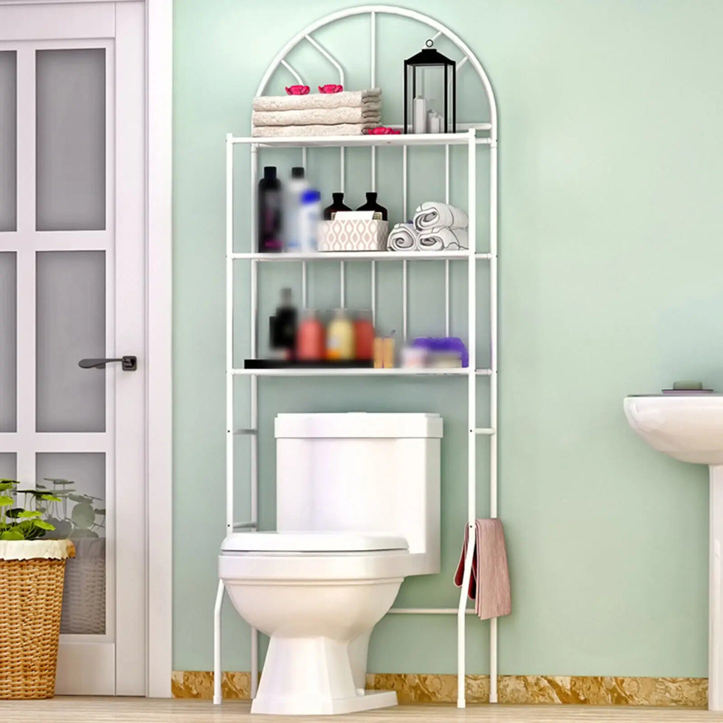 Over The Toilet Storage Rack - jenshomeandgardendecor