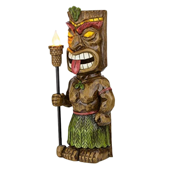 Primitive Figurine LED Solar Light Lamp For Garden - jenshomeandgardendecor