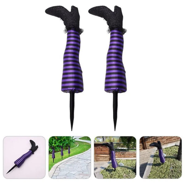 2PCS Halloween Decoration Witch Legs