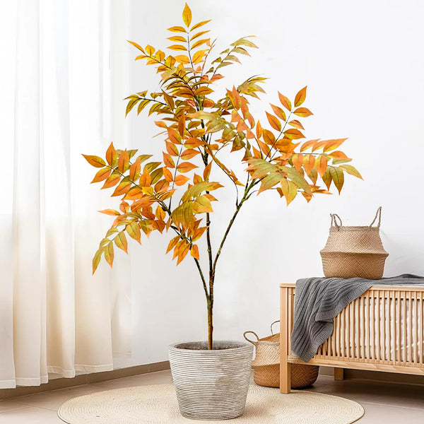 Artificial  Sumac Autumn Leaves Ficus 120cm (47.2 in)