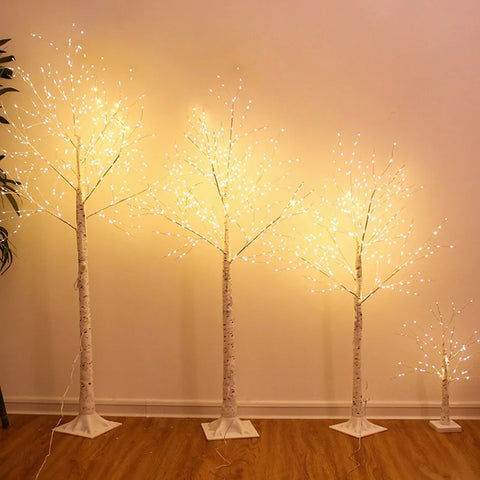 Christmas Decoration LED Birch Tree