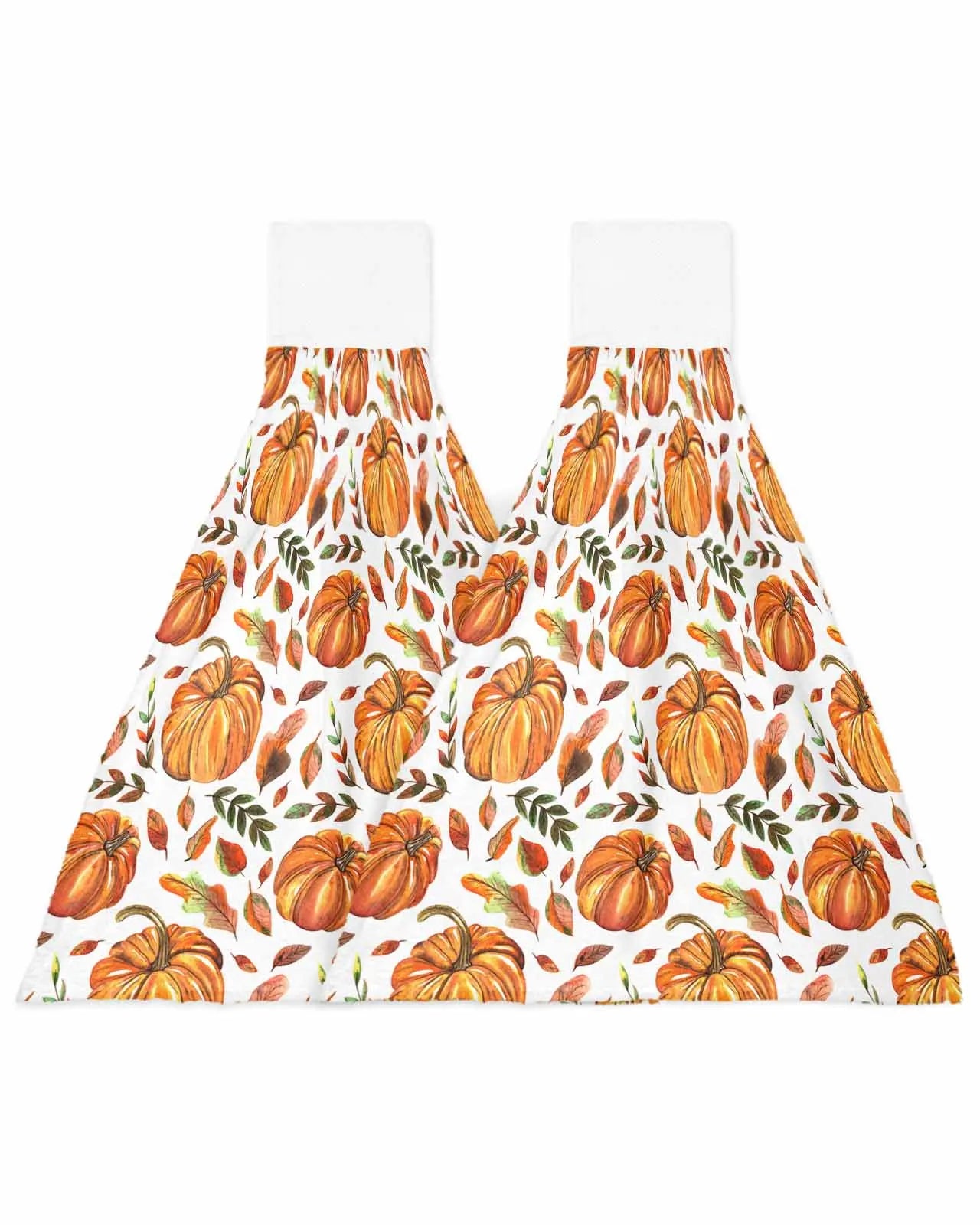 Fall Thanksgiving Pumpkin Hand Towel