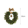 Christmas Pinecone Wreath with Bell