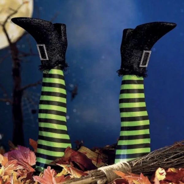 2PCS Halloween Decoration Witch Legs