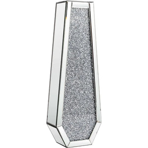 Crushed Diamond Tall Floor Vase 24 Inches - jenshomeandgardendecor