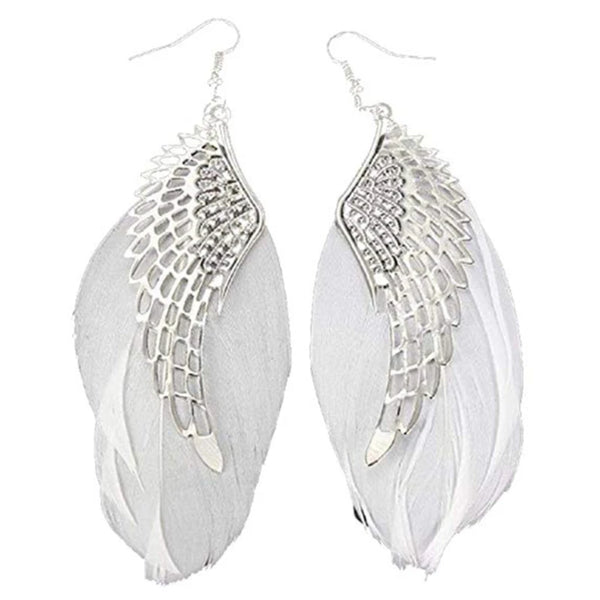 Angel Metal Wing Earrings