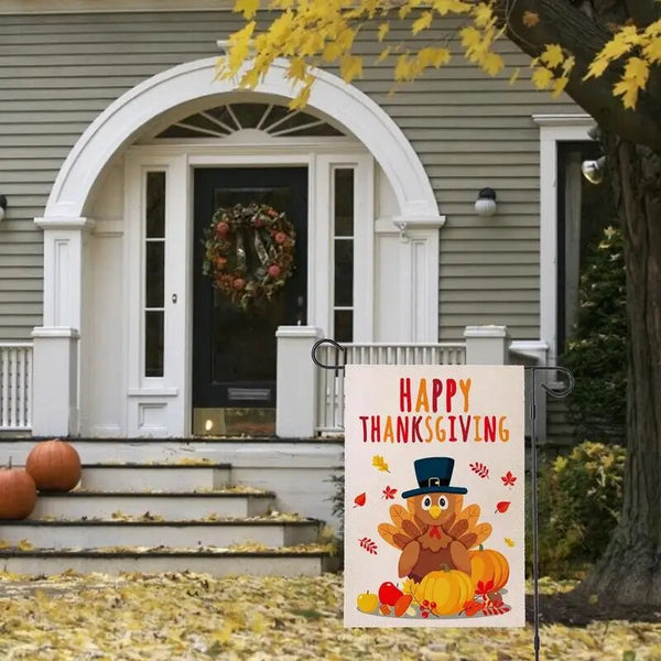 Thanksgiving Garden Flag - jenshomeandgardendecor