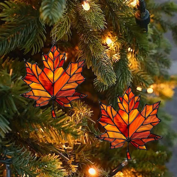 Artificial Acrylic Maple Leaf