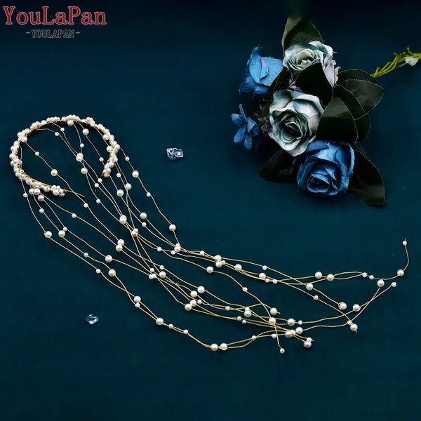 Pearls Tiara Wedding Headwear