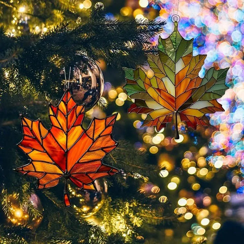 Artificial Acrylic Maple Leaf