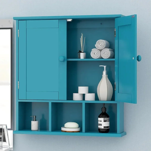 Turquoise Bathroom Cabinet - jenshomeandgardendecor