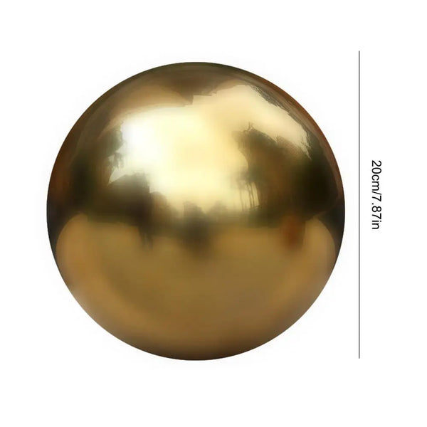 Stainless Steel Gold Polished Shiny Sphere Ball 25mm~480mm - jenshomeandgardendecor