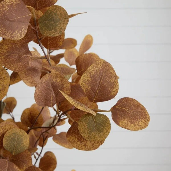 6’ Autumn Eucalyptus Fall Artificial Tree Home Garden Office Decor.