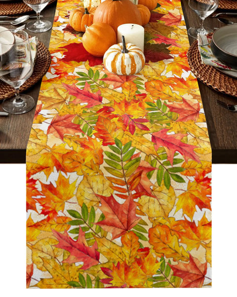 Fall Style Table Runner - jenshomeandgardendecor