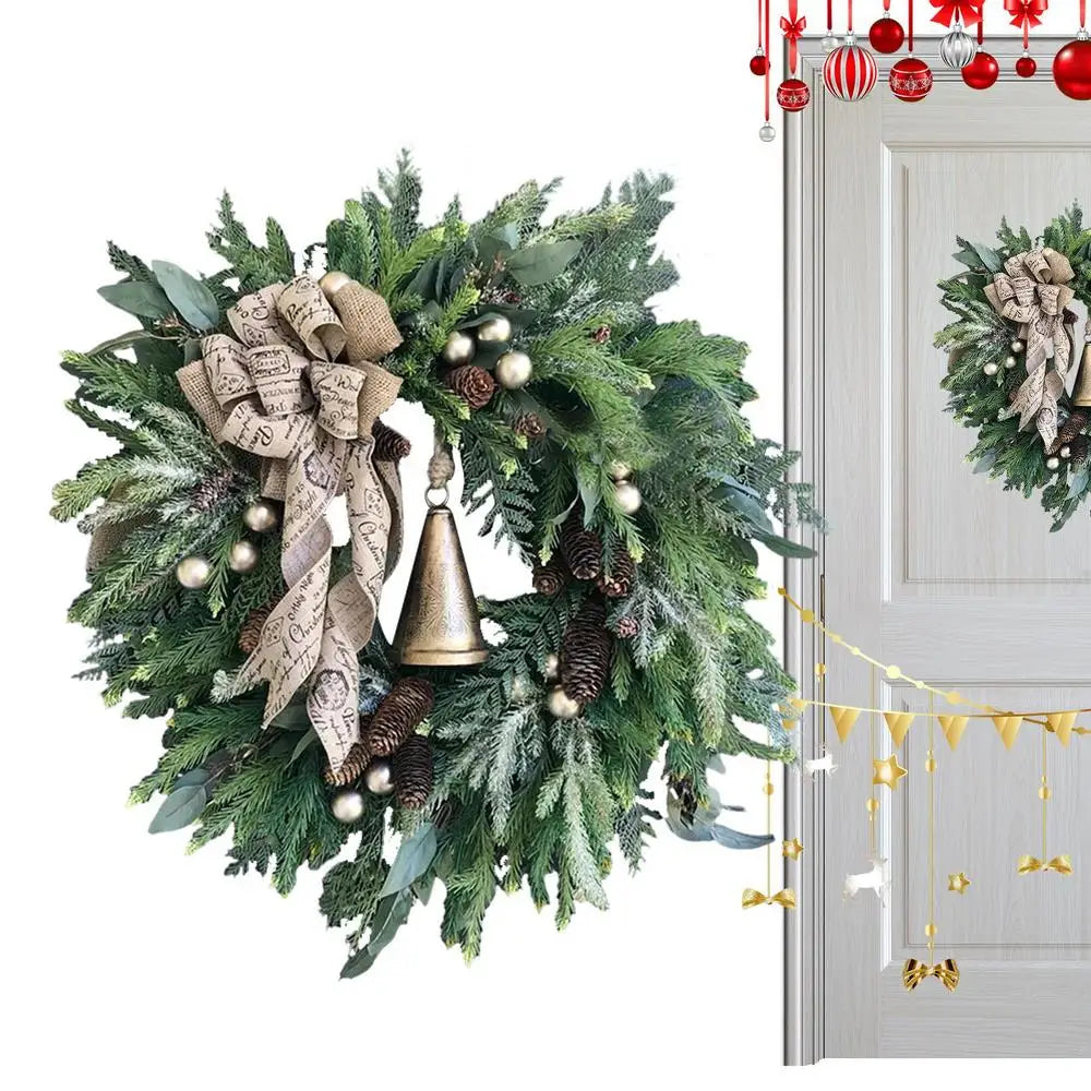 Christmas Garland Bell Wreath