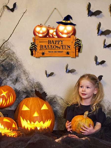 Happy Halloween Wooden Sign