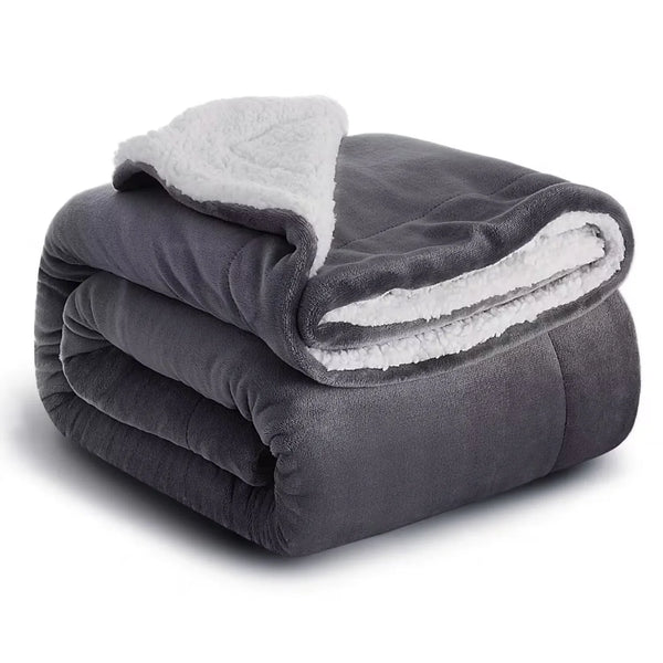 Large Sherpa Fleece Blanket