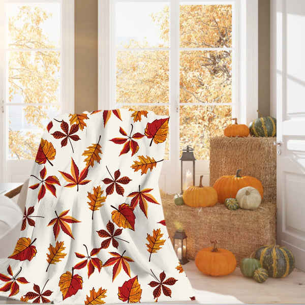 Autumn Attire Throw Blanket - jenshomeandgardendecor