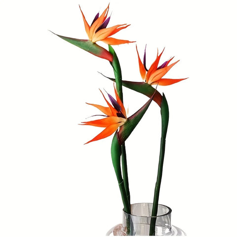 3Pcs Artificial Bird of Paradise Plant