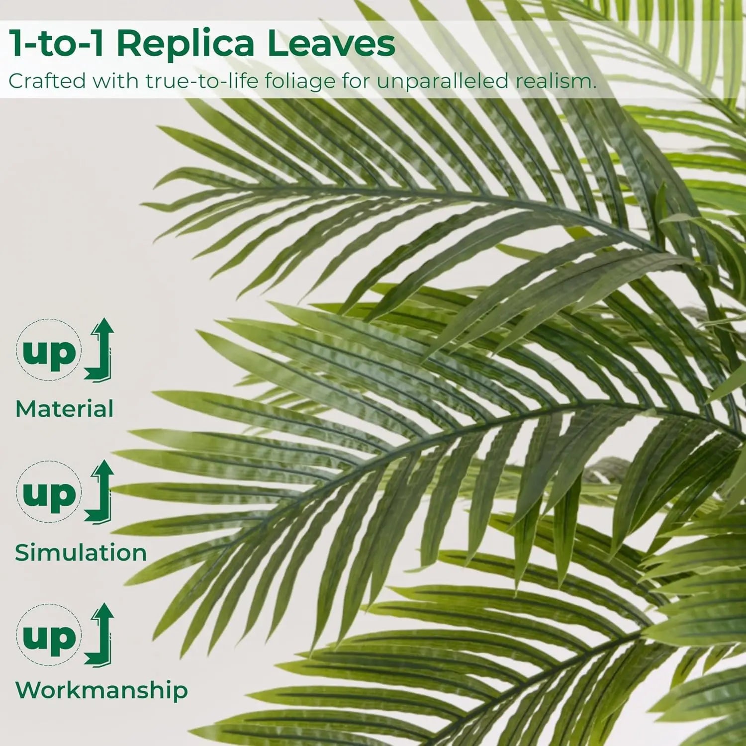 4/5/6/7/8/9FT Faux Palm Tree