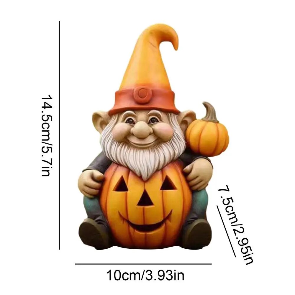 Fall Gnomes Statue - jenshomeandgardendecor