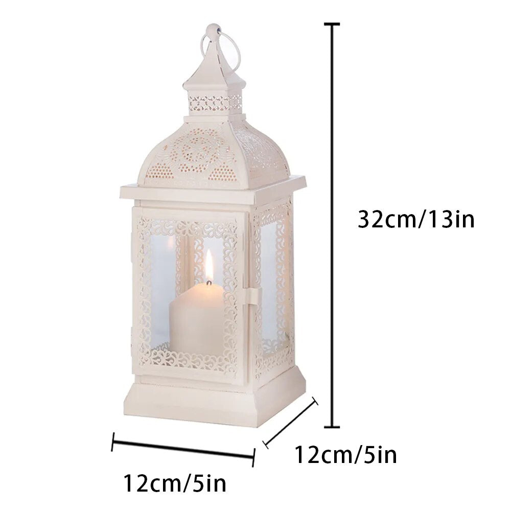 Metal Candle Lantern - jenshomeandgardendecor