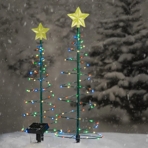 Solar Outdoor Garden Christmas Tree LED lights