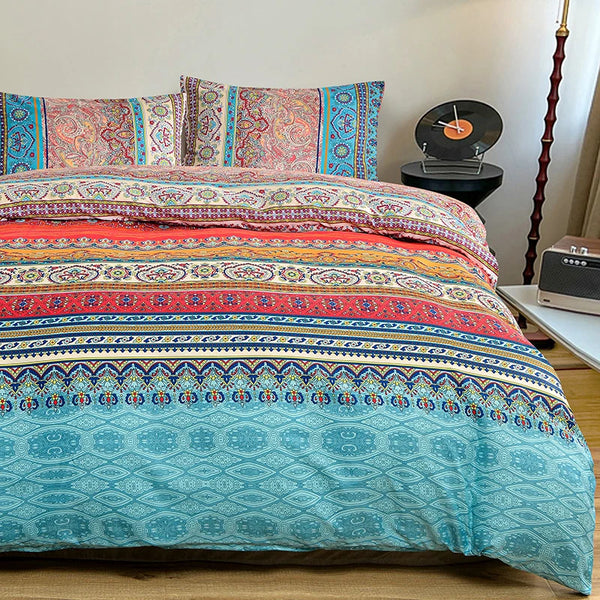 3pcs Boho Bedding Set with Pillowcases