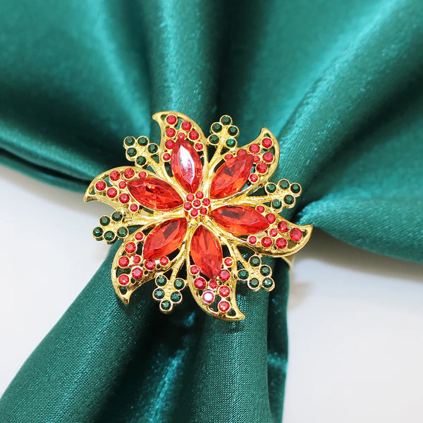 6Pcs Lotus Napkin Rings