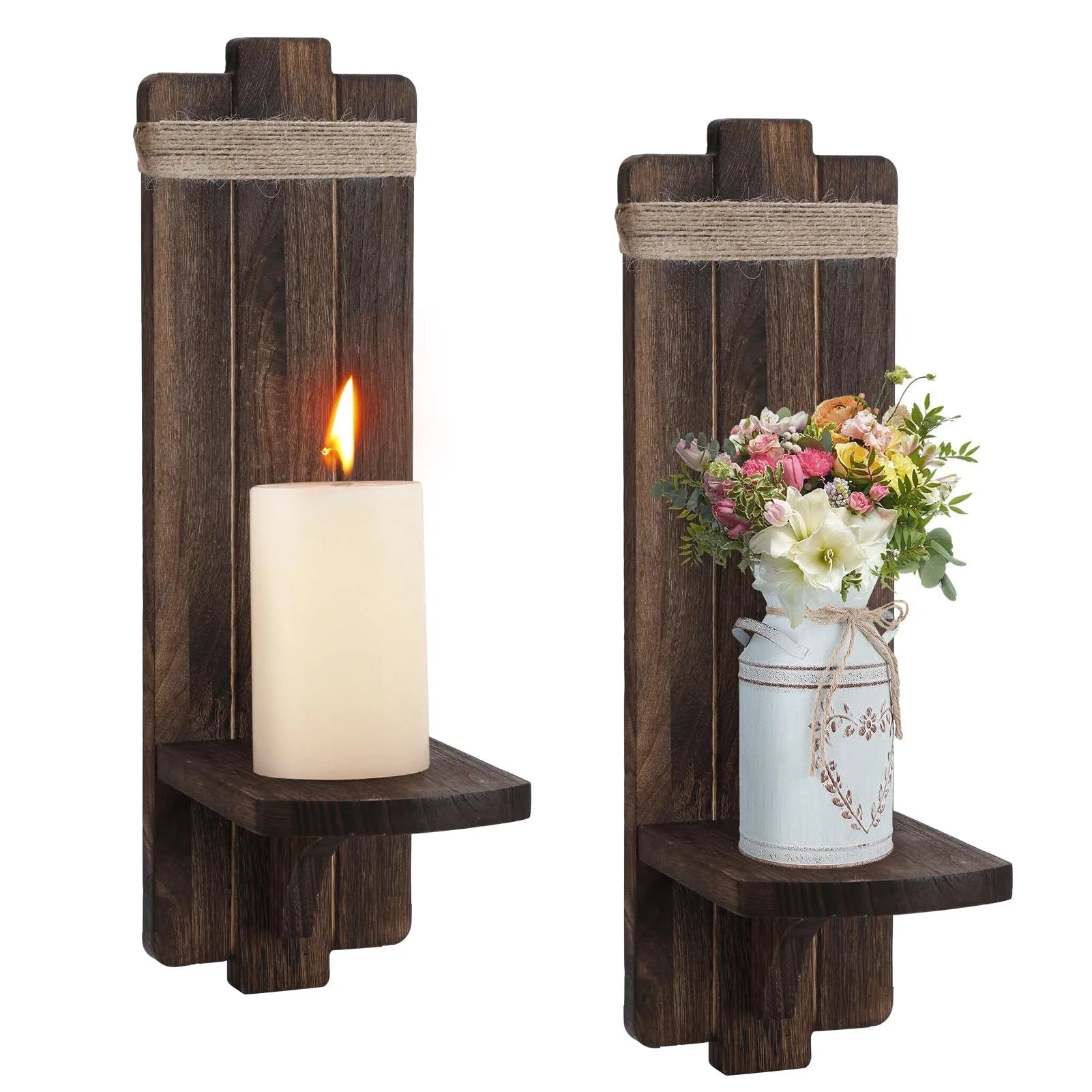 Vintage Wall Candle Sconces 2pcs