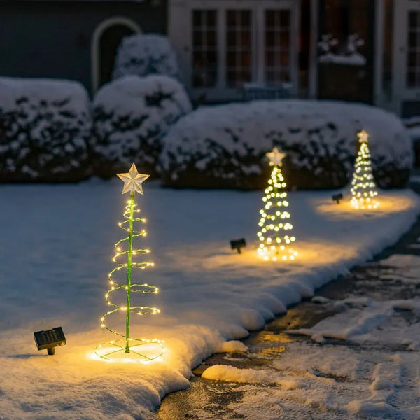 Solar Outdoor Garden Christmas Tree LED lights