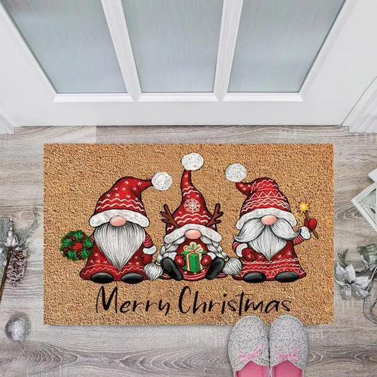 Christmas Welcome Gnome Doormats