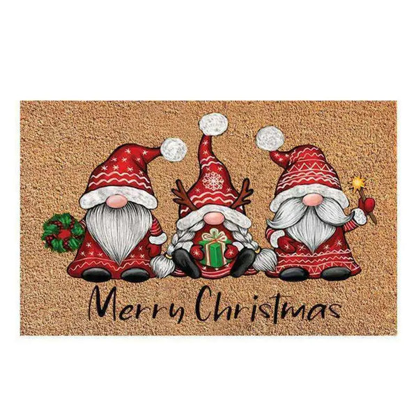 Christmas Welcome Gnome Doormats