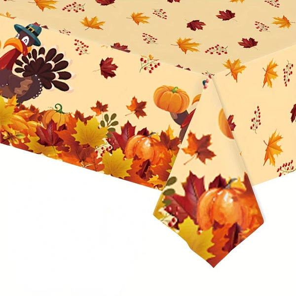 Fall Thanksgiving Rectangular Tablecloth